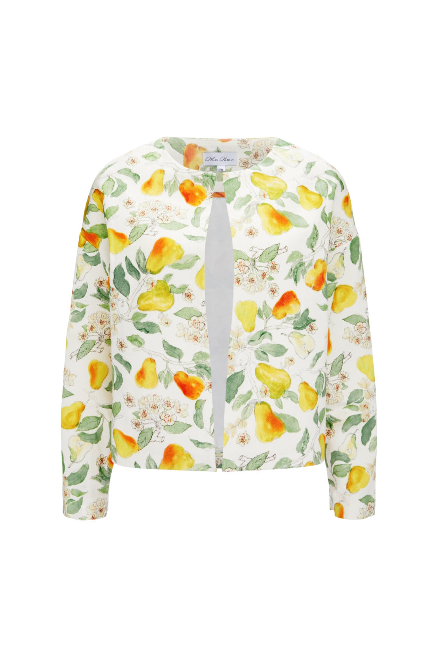 Packshot żakietu Coppola z printem w gruszki – MAG NOLLY.