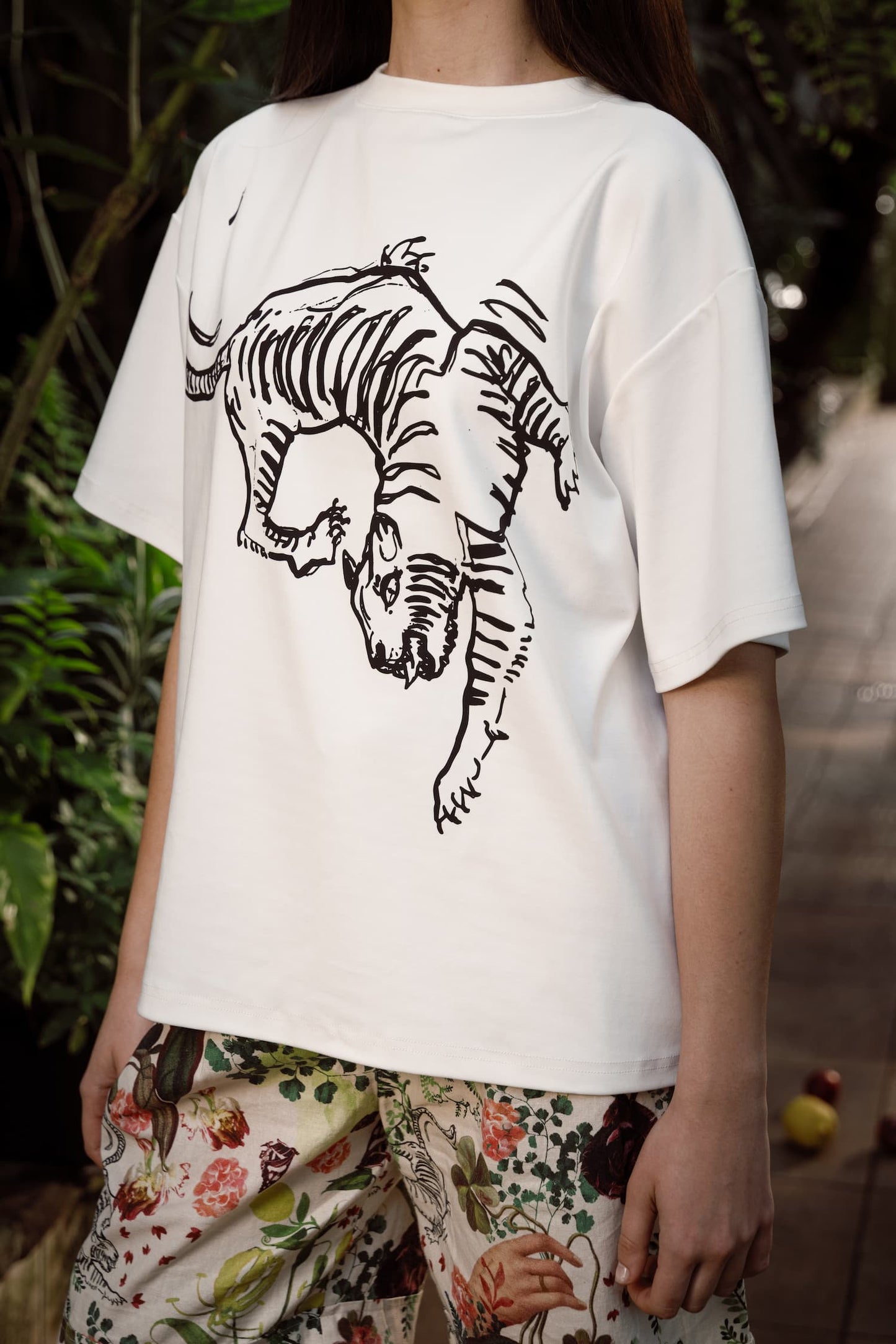 T-shirt Bianco - TIGRE